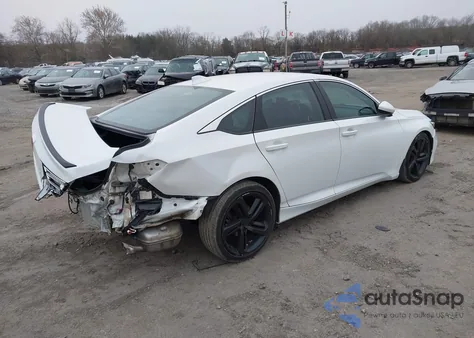 2018 Honda Accord Sport 2.0T from USA, damaged, VIN 1HGCV2F31JA046056